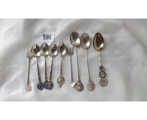 Chinese collector spoon etc. 80g.     