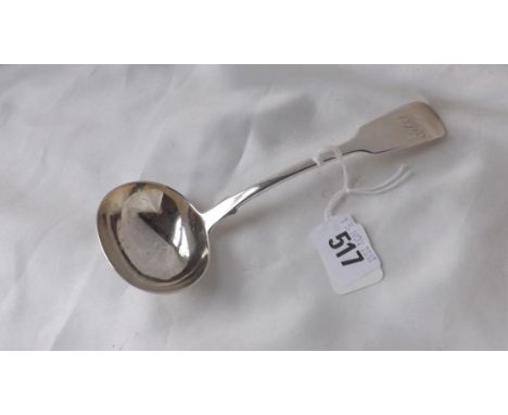 Vic. fiddle pattern sauce ladle Lon 1844 by Lias  55g.  