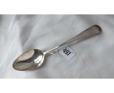 Geo O.E. pattern table spoon Lon 1782 by IL 50g.   