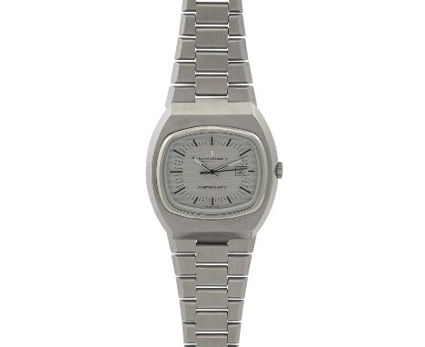JAEGER-LECOULTRE Vintage Masterquartz, Ref. 23302-42. Herrenuhr. Edelstahl. Quarz-Werk. Guter Zustand, leichte Gebrauchsspure