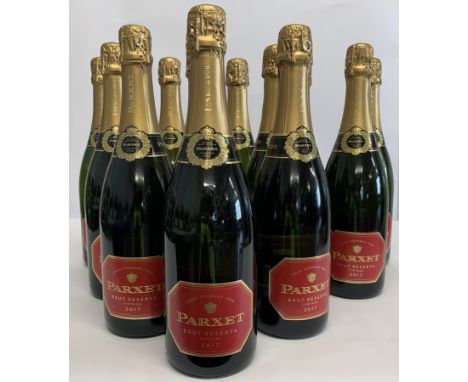 Twelve Parxet Brut Reserve Cava Vintage 2017 Sparkling White Wine 12 x 750ml.