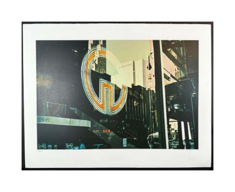 Screenprint titled Reflection Signed lower right numbered 45/200 Year 1981 Sight size 28" x 23.5"Condition: