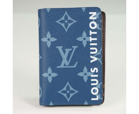 Louis Vuitton Monogram Pocket Organizer featuring a two-tone design with classic brown monogram canvas on the interior and bo