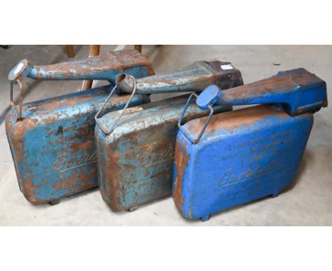 Three vintage 'Eversure' petrol cans (3) 