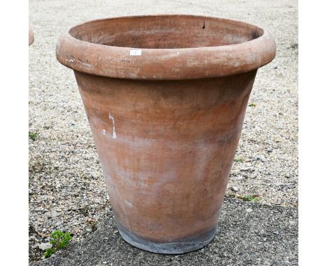 Enzo Zago, a large circular Tuscan terracotta garden planter, 83 cm dia. x 86 cm h 