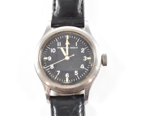 A rare RAF Royal Air Force Issue Pilot's Wristwatch by International Watch Co. Circa 1950s, the stainless steel case&nbsp;hav