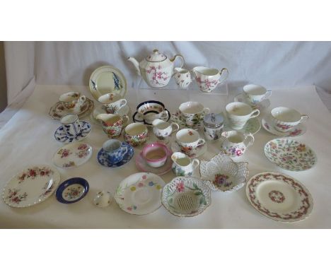 Collection of mixed teawares to include Paragon, Royal Winton, Adderley and other items
