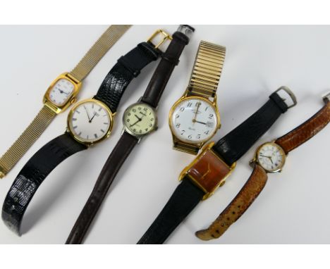 A collection of wrist watches to include Rotary, Ravel, Citizen and other. [W]