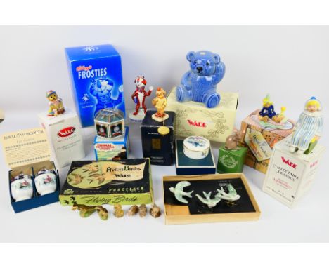 A collection of boxed ceramics, glass and similar to include limited edition Wade Andy Pandy figure, further Wade pieces, Joh