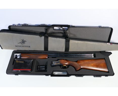 A 30-inch 12-gauge Browning Sporting Ultra shotgun in excellent condition. It comes with two fitted TEAGUE chokes, 1/4 and 1/