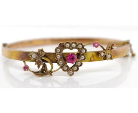Australian 9ct yellow gold bangle marked 9ct A&amp;C Ld approx 7.4 grams weight, 60mm inside width.