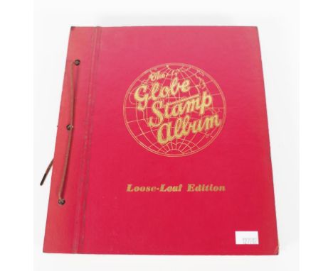 Vintage album of postage stamps containing Australian and foreign stamps.