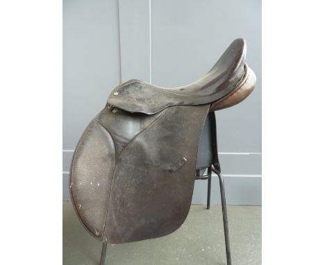 A Garrett hunting saddle 16.5in