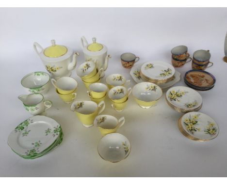 A Royal Albert tea service to including teapot, cups, saucers sugar bowl, side plates etc together with others