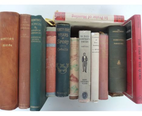 Hunting songs by R. E. Edgerton-Warburton 1912, Henry Young, no.270 of 350 copies; a Fox hunting Anthology (Cuming), Hunting 