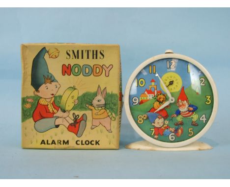 A Smith's Noddy alarm clock, (working), with original box.