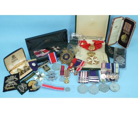 A medal group awarded to RM13810 J J Allen, Royal Marines: Naval General Service Medal with Cyprus, Near East and Brunei bars