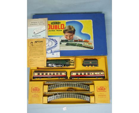 Hornby 00 gauge EDP15 "Silver King" Passenger Train Set, boxed with "Tested By" label, oil, spanner, instructions, layout sug