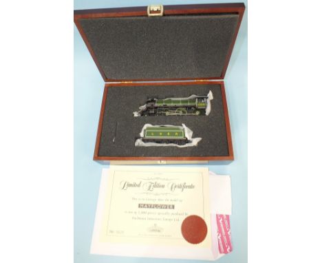 Bachmann OO gauge, Class B1 LNER 4-6-0 locomotive and tender "Mayflower" no.1306, limited edition 620/2000, in wooden present