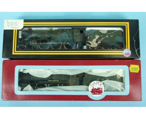 Dapol OO gauge, D/3 County Class GWR 4-6-0 locomotive and tender "County of Worcester" no.1029 and D6 Castle Class GWR 4-6-0 
