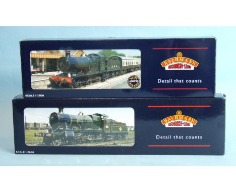 Bachmann OO gauge, locomotives 2251 Class GWR 0-6-0 Collett Goods no.3202 and a 43xx Class BR 2-6-0, both boxed, (2).