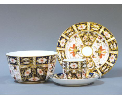 A set of twelve Royal Crown Derby 'Imari' coffee cups and saucers, and a sugar bowl