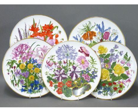 Twelve Franklin collector's plates