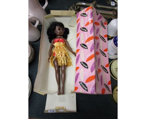 Vintage Palitoy doll with grass skirt