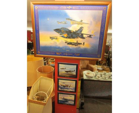 4 ceramic RAF plaques