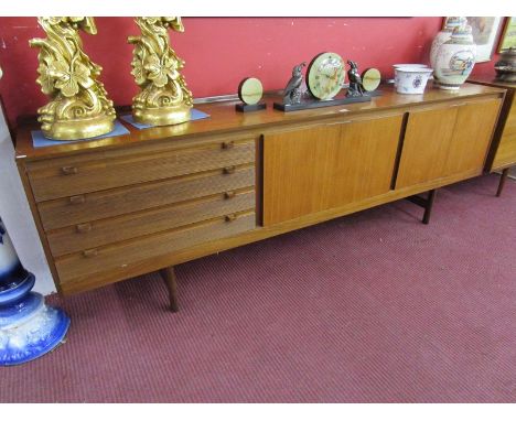Vintage Robert Heritage for Archie Shine teak sideboard - Knightsbridge model (Length: 8 feet)