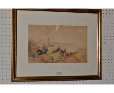 M Beckford Corniche
The Goat Herder
watercolour, framed, signed