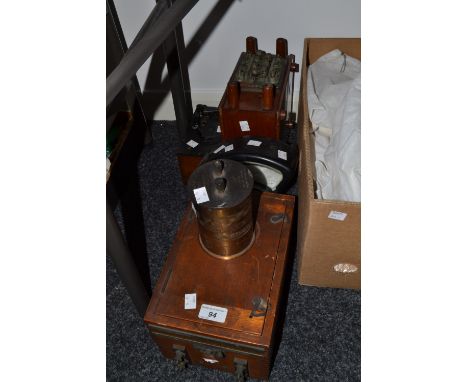 Electronic Testing Equipment - an Elliott direct and alternating current Wattmeter, serial 26232;  a  Cambridge Instruments C
