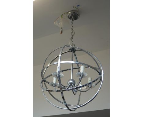 Unusual chrome centre light