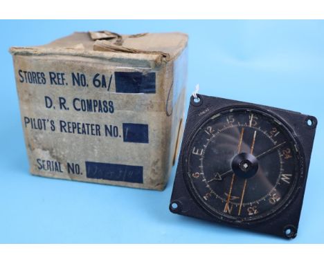 Military aircraft compass - Possibly from Halifax or Lancaster bomber