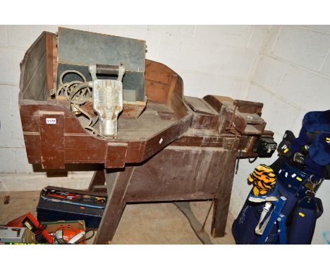 A VINTAGE ELECTRIC HOPPER BENCH