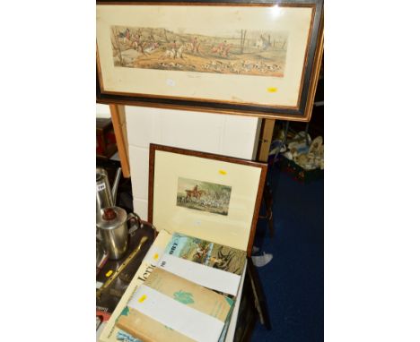 ARLOTT, JOHN AND DALEY ARTHUR 'Pageantry of Sport', two hunting scene prints, Leighton, Clare, 'Four Hedges a Gardener's Chro