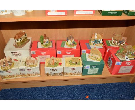 ELEVEN BOXED LILLIPUT LANE SCULPTURES FROM THE SOUTH WEST COLLECTION, 'The Rustlings', 'Blue Boar', 'The Anchor', 'Honeypot C