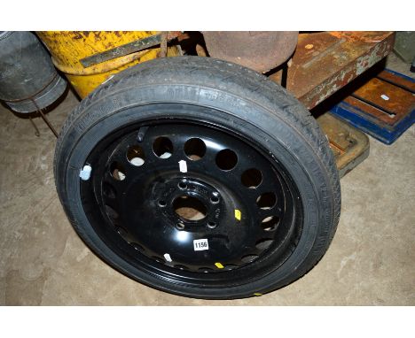 A SPACE SAVER WHEEL AND TYRE suitable for a Vauxhall Astra