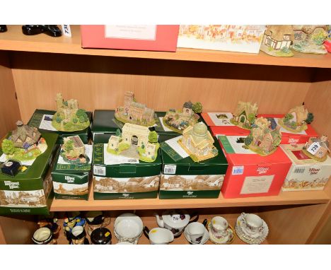 TEN BOXED LILLIPUT LANE COLLECTORS FAIRS SPECIALS, together with a boxed 21st Birthday Party Special Edition 'The Rest House'