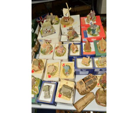 TWENTY THREE LILLIPUT LANE SCULPTURES (19 BOXED) FROM MIDLANDS AND NORTH COLLECTIONS, to include 'Railway Cottage', 'Rosemary