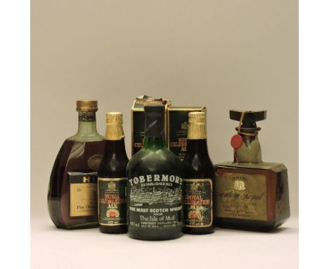 Assorted to include: Tobermory, The Malt Scotch Whisky from The Isle of Mull, one bottle; Suntory Royal, Blend of Selected Wh