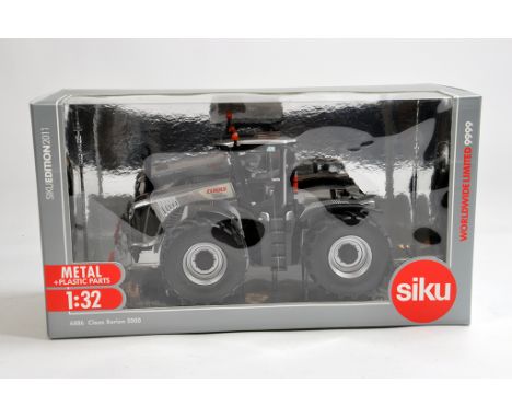 Siku 1/32 Claas Xerion 5000 Silver Line Edition Tractor. M in Box.