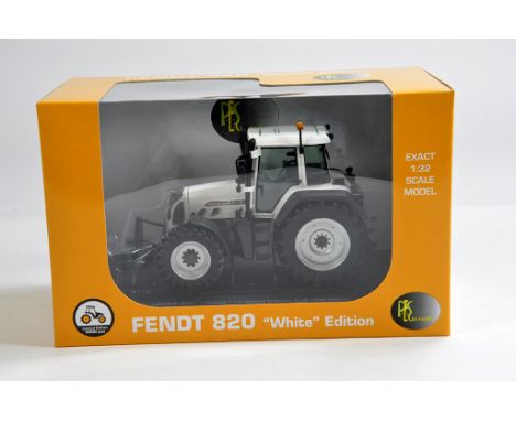 Universal Hobbies 1/32 Fendt 820 White Edition Special Edition Tractor. M in Box.