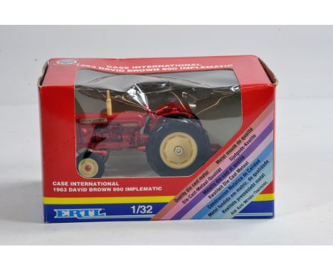 Ertl 1/32 David Brown 990 Implematic Tractor. M in Box.