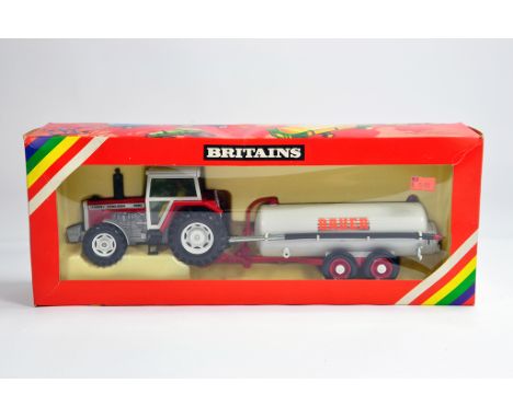 Britains Farm 1/32 No. 9605 Massey Ferguson 2680 Tractor with Vacuum Tanker Set. M in VG to E Box.