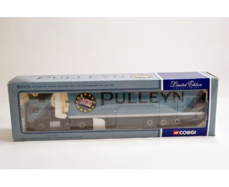 Corgi 1/50 Diecast Truck No. CC12005 MAN Fridge Trailer. Pulleyn Transport. M in Box