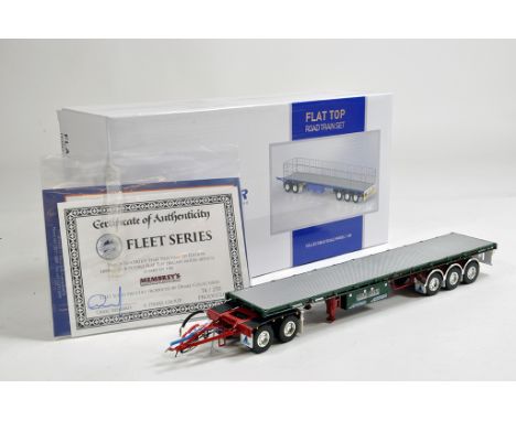 Drake 1/50 Exclusive Diecast Truck Collectables Comprising Freightliner Flat Top Road Train Trailer Set. NM to M in Box.
