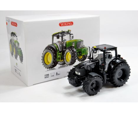 Wiking 1/32 John Deere 7430 Tractor with Code 3 Black Paint Finish from 1-32 Farming Models. M in Box.