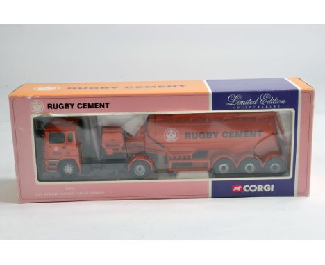 Corgi Commercial 1/50 Diecast Truck No. 74901 ERF Powder Tanker. Rugby Cement. M in Box.