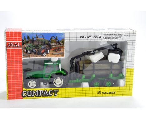 Joal 1/35 Valmet Tractor and Logging Trailer Set. M in Box.
